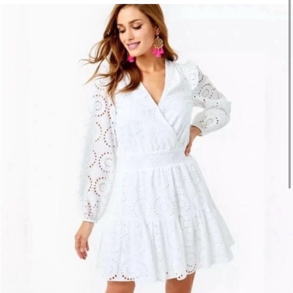 Lily Pulitzer White Eyelet Dress - Picture 1 of 2